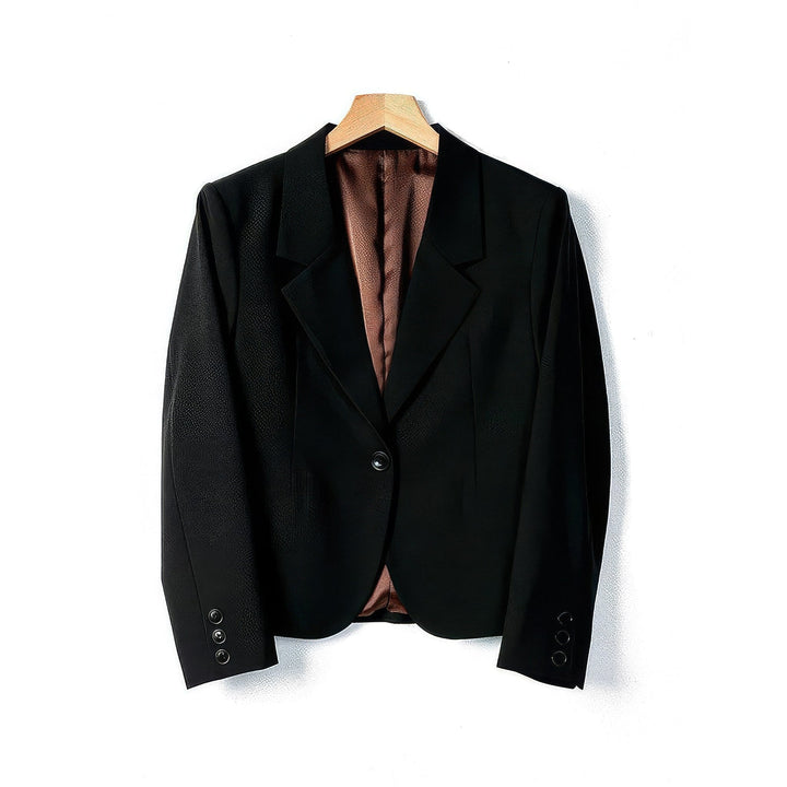 Women's Cropped Blazer, front view 4