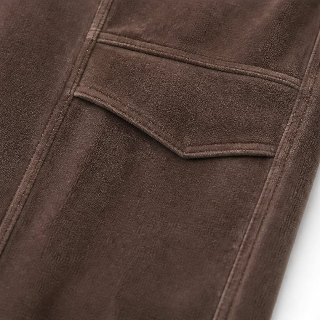 Women’s Corduroy Wide Leg Pants, detail view 5