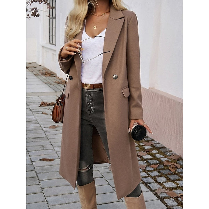 Women's Tailored Longline Coat, detail view 5