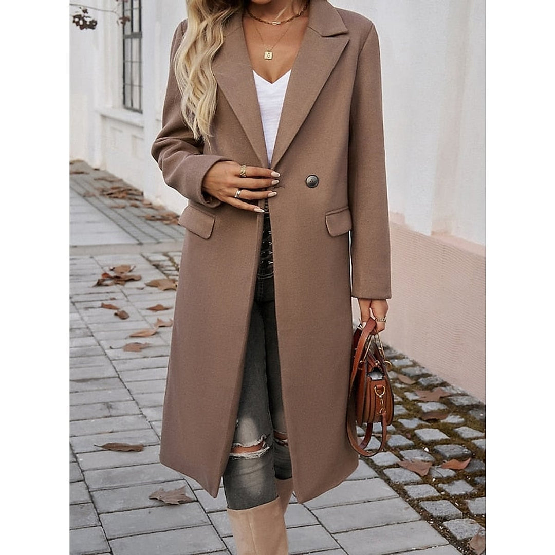 Women's Tailored Longline Coat, detail view 2