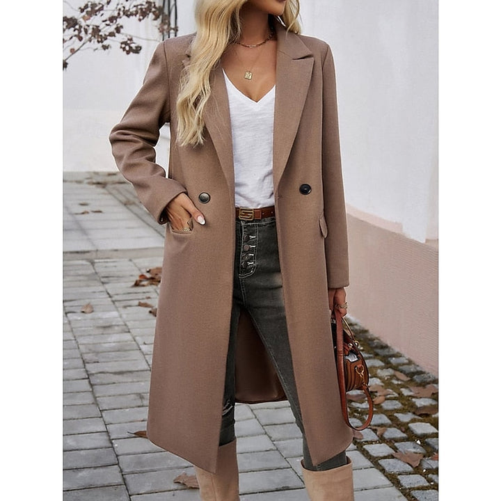 Women's Tailored Longline Coat, detail view 3