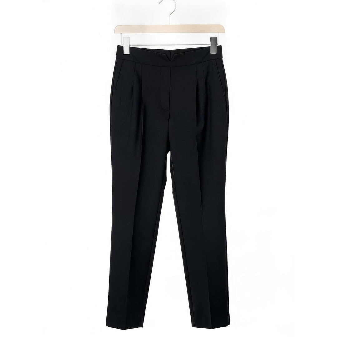 Women's Black Dress Pants, front view 2