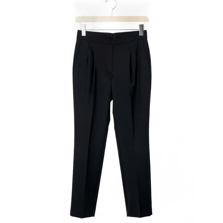 Women's Black Dress Pants, front view 2
