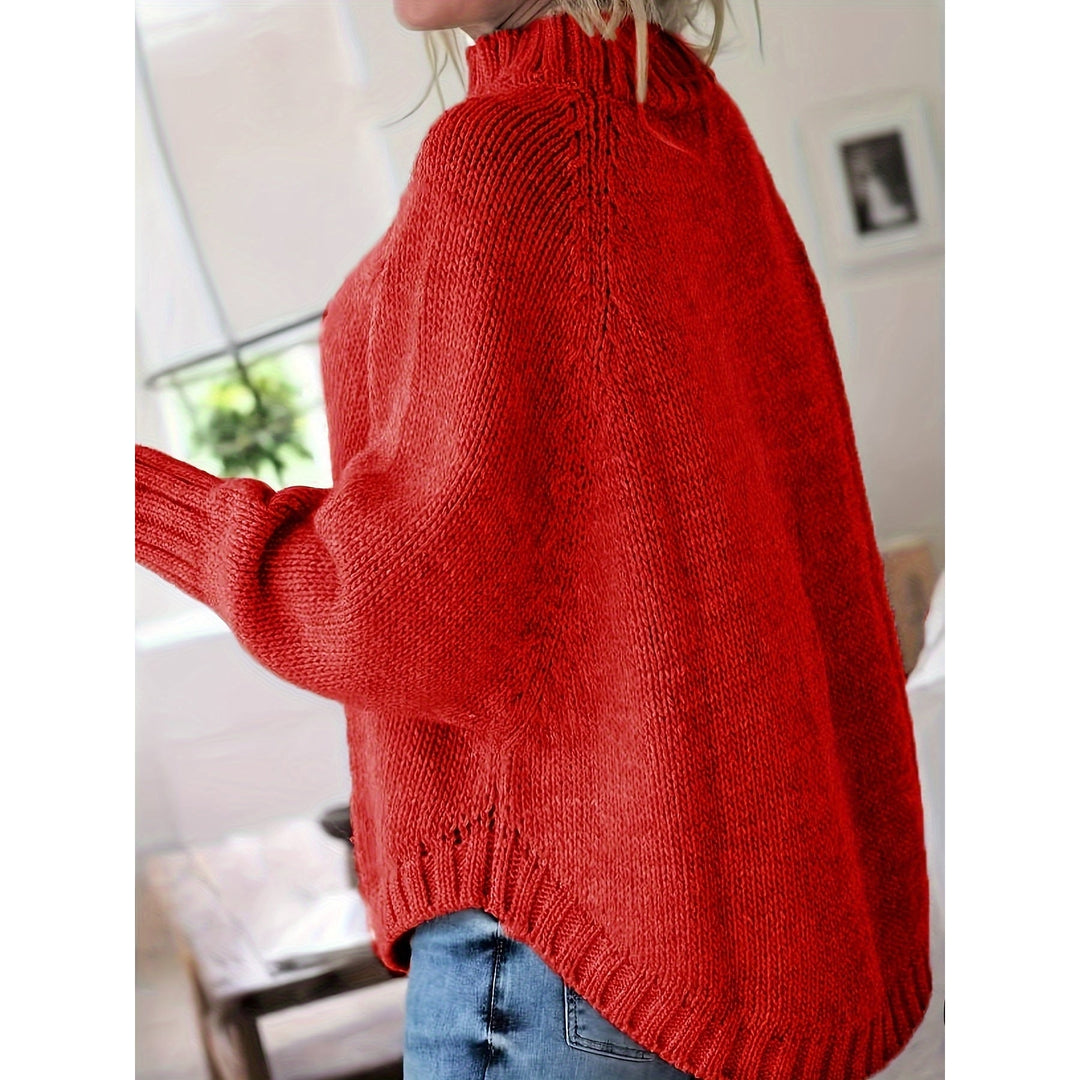 Women's Cable Knit Sweater, detail view 3