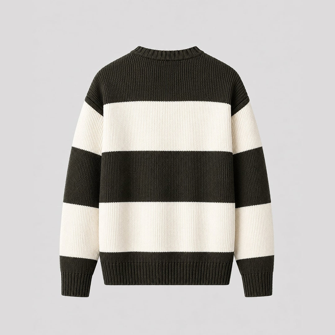 Men's Striped Sweater, detail view 3