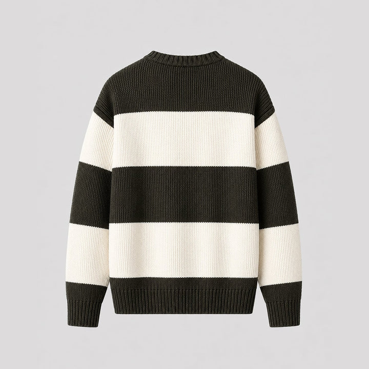 Men's Striped Sweater, detail view 3