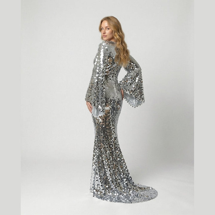 Women's Sparkly Dress, back view