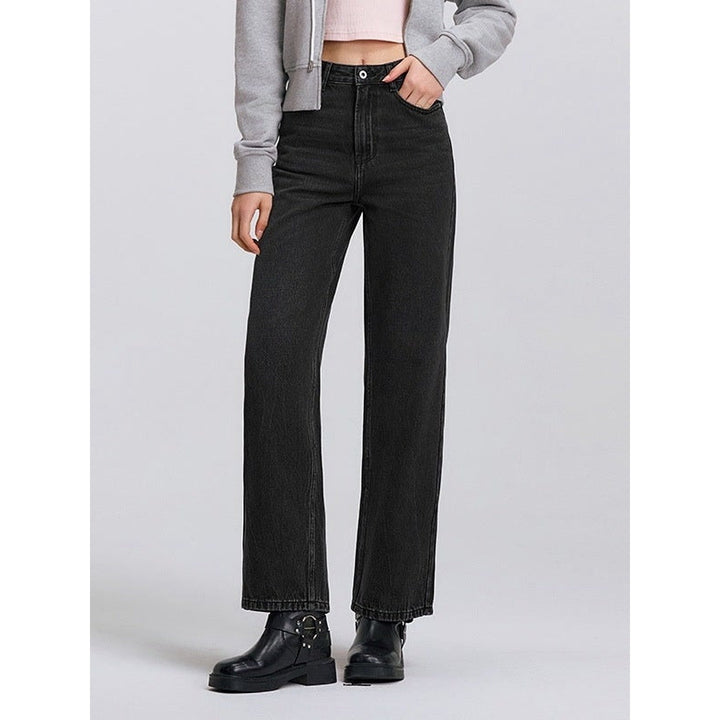 Women's Straight Leg Jeans, front view 2