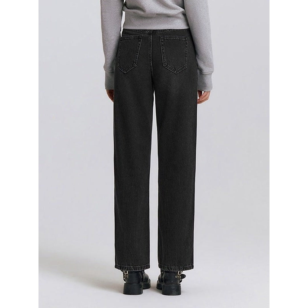 Women's Straight Leg Jeans, back view