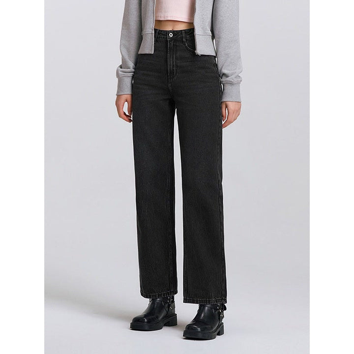 Women's Straight Leg Jeans, front view 3