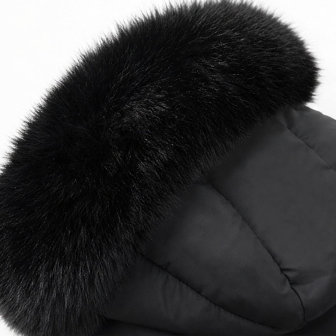 Women's Mid Length Padded Coat, detail view 5