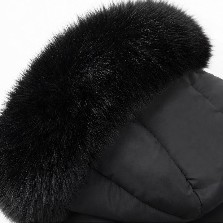 Women's Mid Length Padded Coat, detail view 5