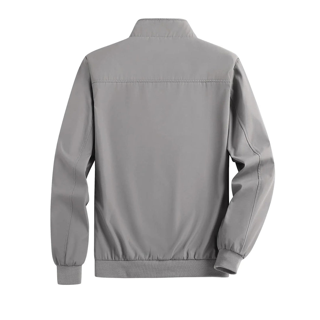 Men's Stand Collar Jacket, back view