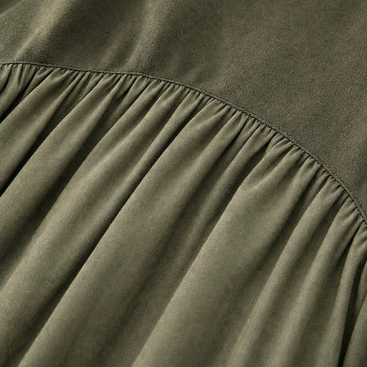 Women's High Neck Maxi Dress, detail view 7