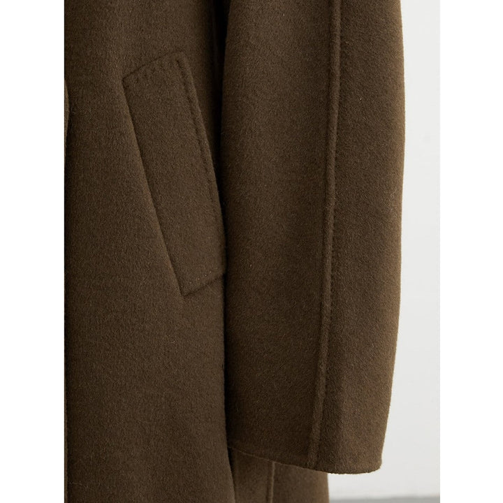 Women's Belted Wool Maxi Coat, detail view 2