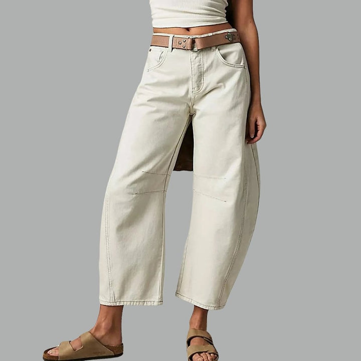 Women’s Barrel Jeans, front view