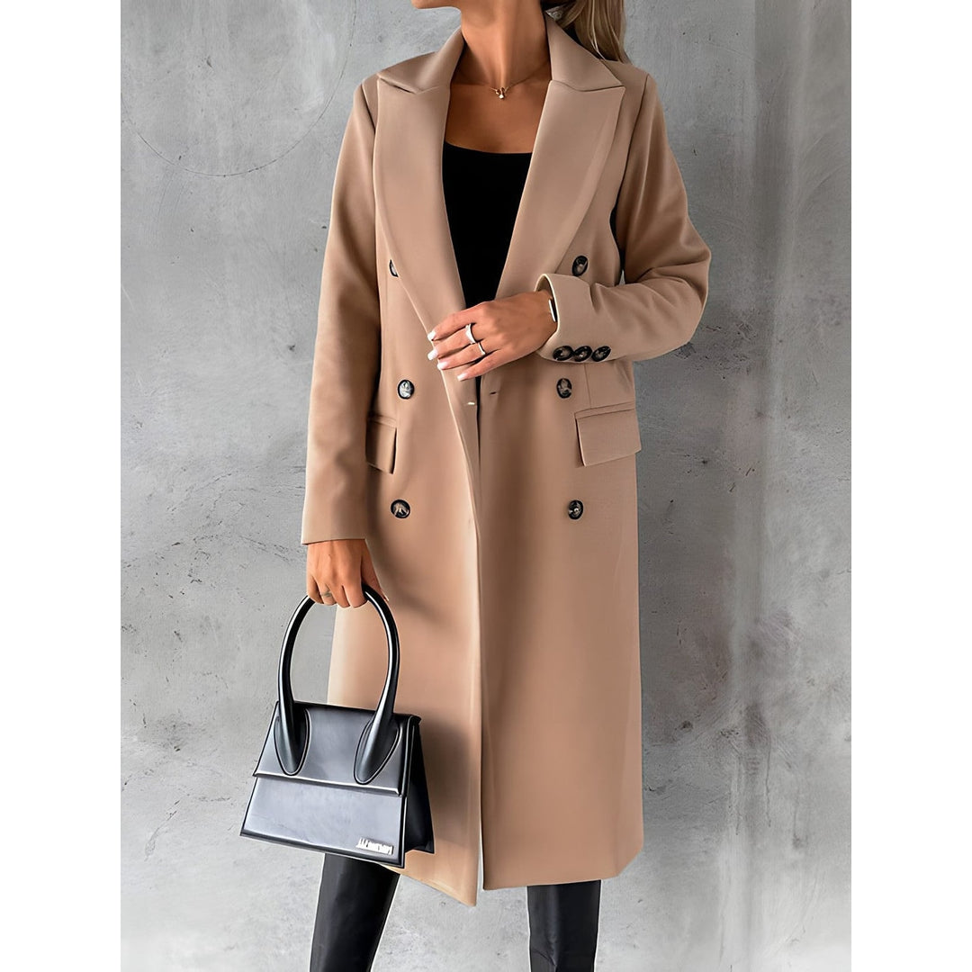 Women's Long Coat, detail view