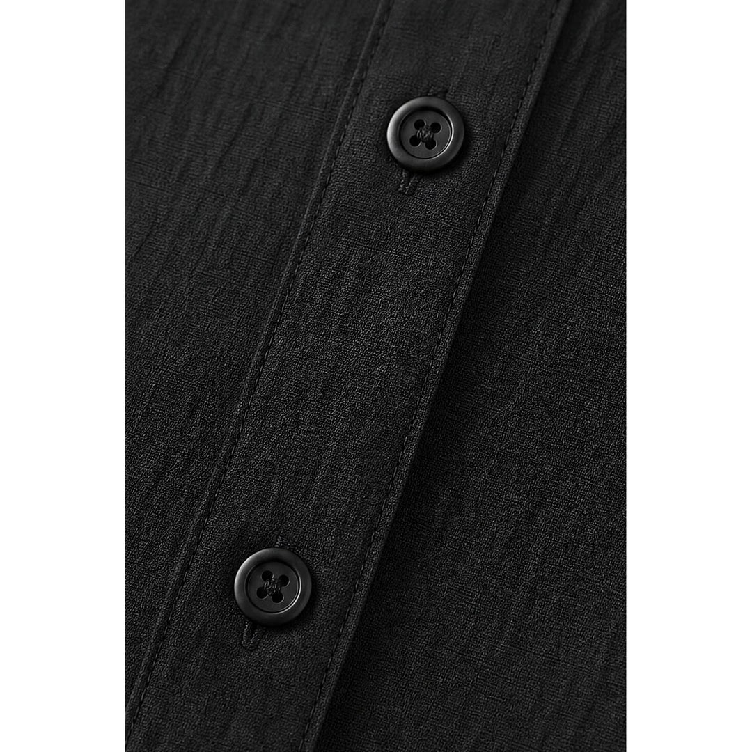Women's Belted Maxi Shirt Dress, detail view 7
