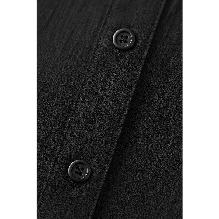 Women's Belted Maxi Shirt Dress, detail view 7