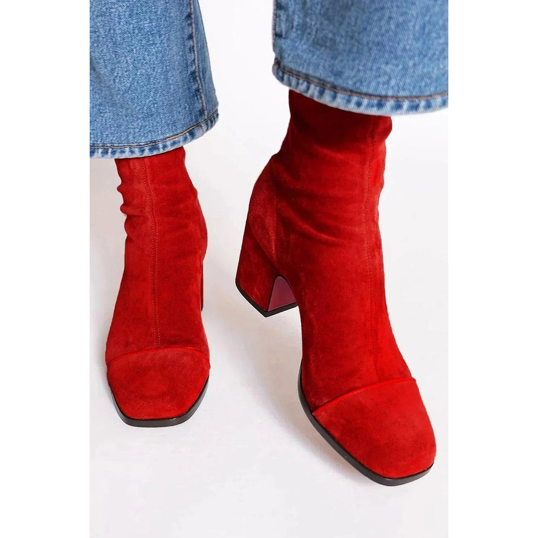 Women's Leopard Toe Ankle Boots, detail view 3