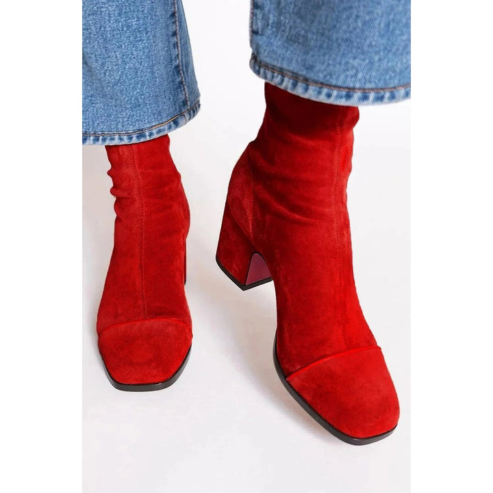 Women's Leopard Toe Ankle Boots, detail view 3