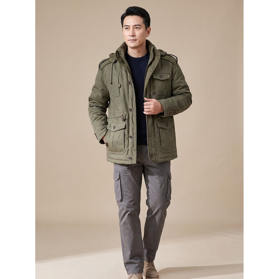 Men's Parka Jacket, front view