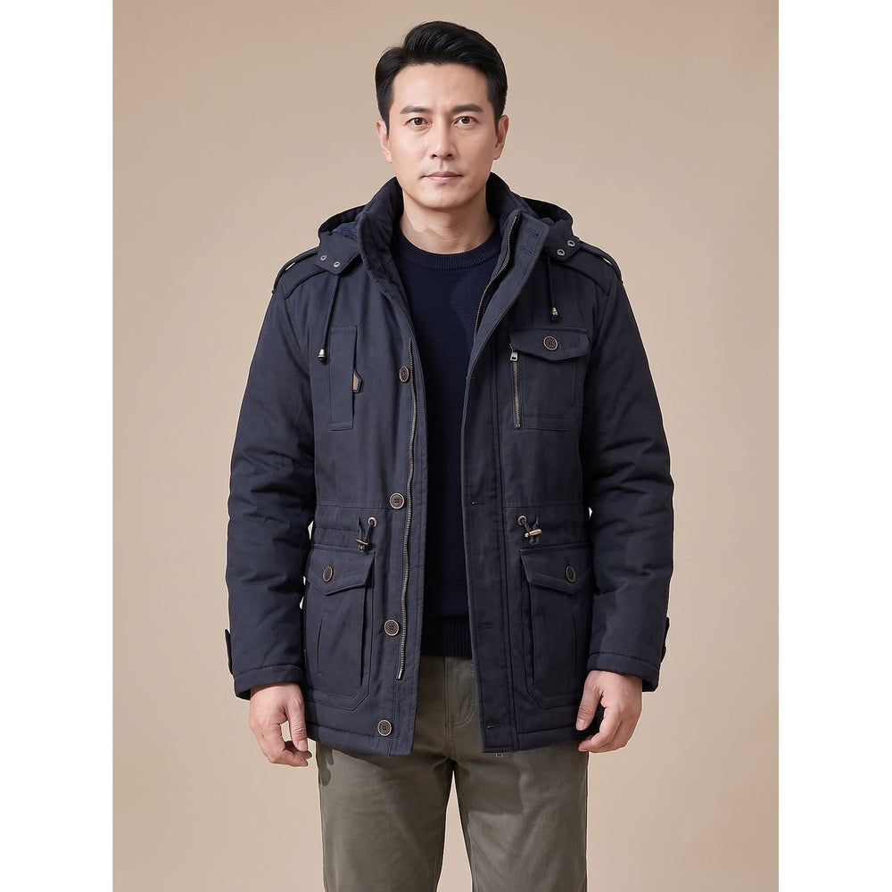 Men's Parka Jacket, front view 2