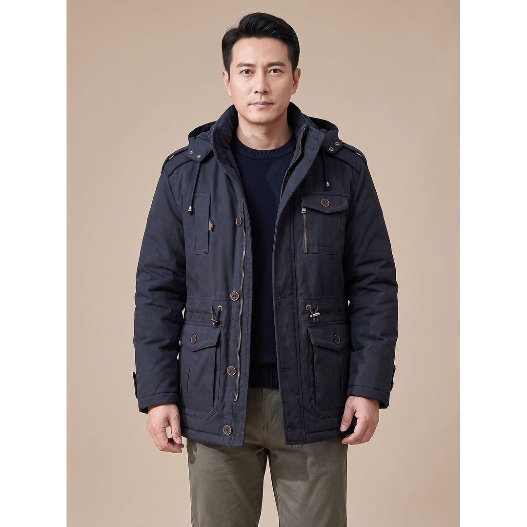 Men's Parka Jacket, front view 2