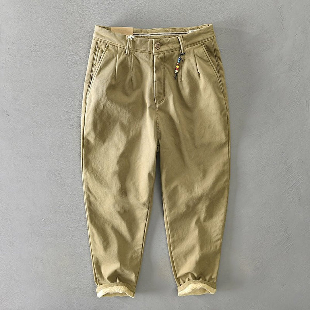Men’s Chino Pants in Khaki, front view