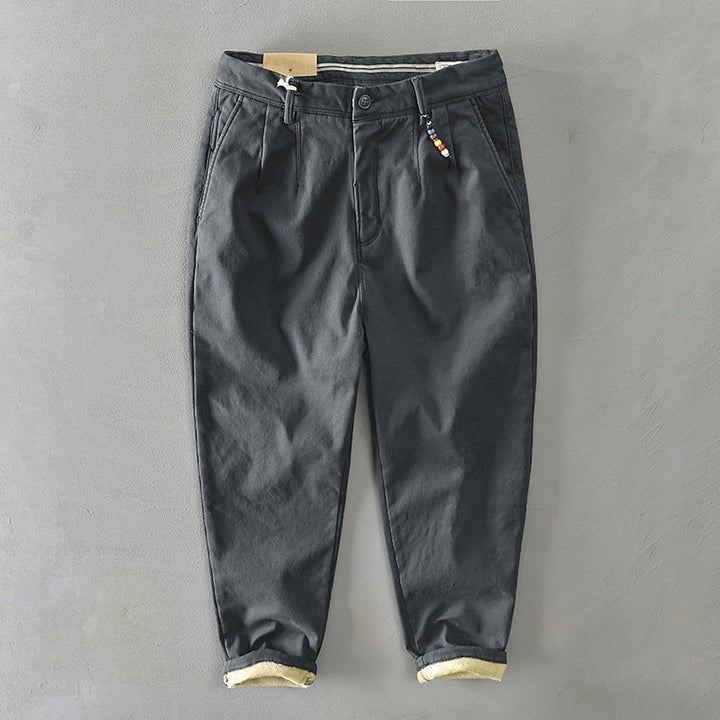 Men’s Chino Pants in Gray, front view