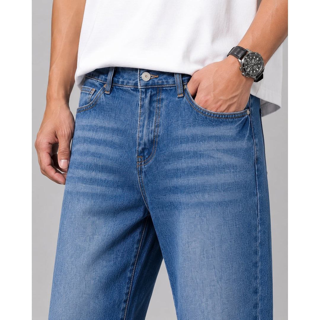 Men's Baggy Jeans, detail view