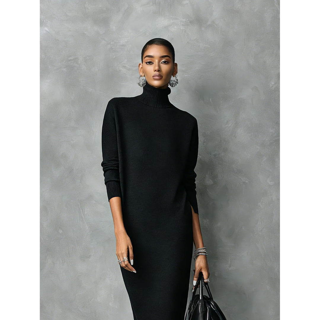 Women's Turtleneck Dress, front view