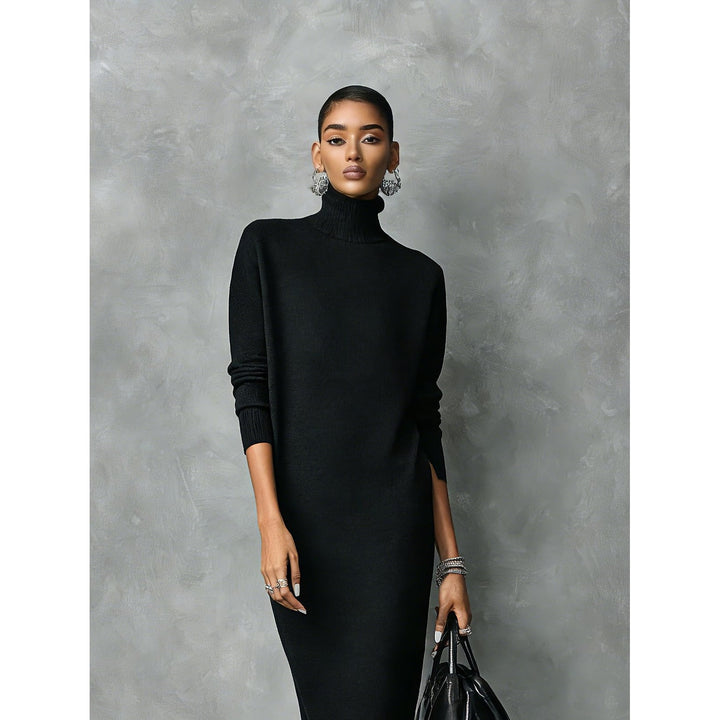 Women's Turtleneck Dress, front view