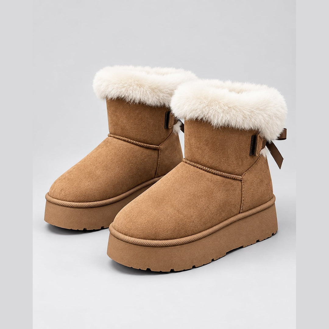 Women's Platform Snow Boots, front view