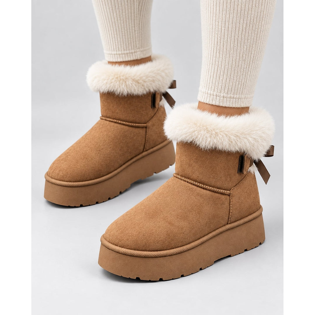 Women's Platform Snow Boots, front view