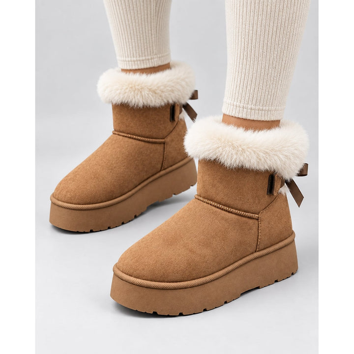Women's Platform Snow Boots, front view
