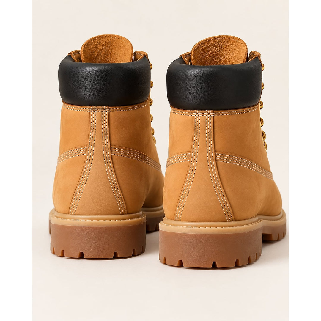 Men's Lace Up Boots, back view