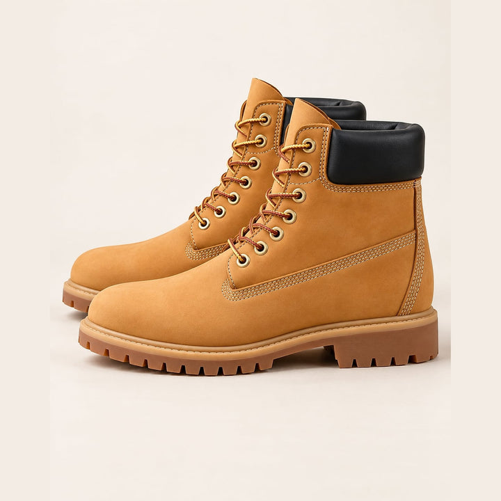 Men's Lace Up Boots, side view