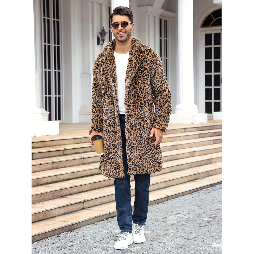 Men's Faux Fur Coat, detail view 2