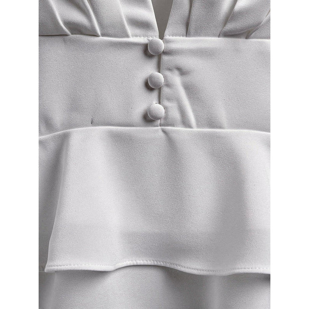 Women's Peplum Blouse, detail view