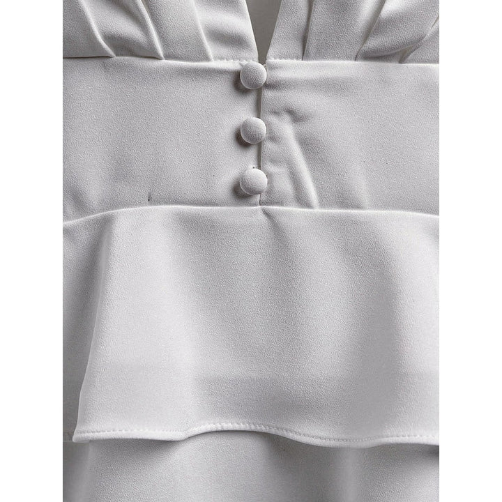 Women's Peplum Blouse, detail view