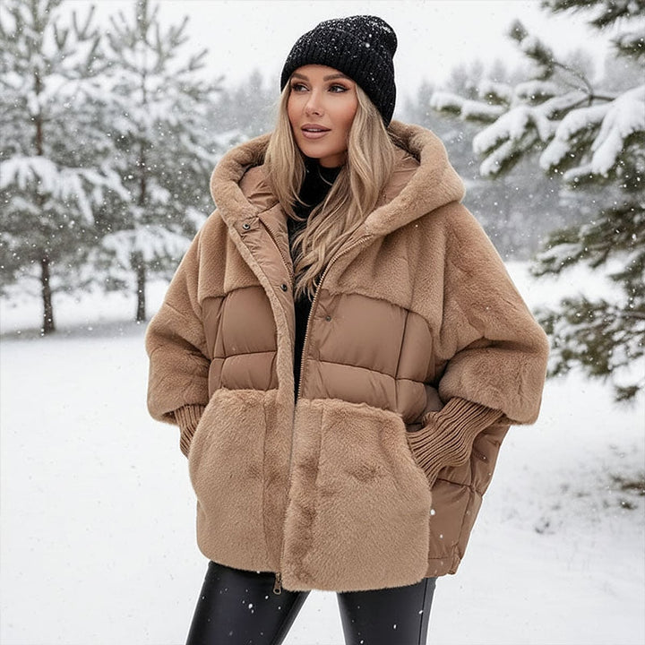 Women's Oversized Quilted Jacket, front view