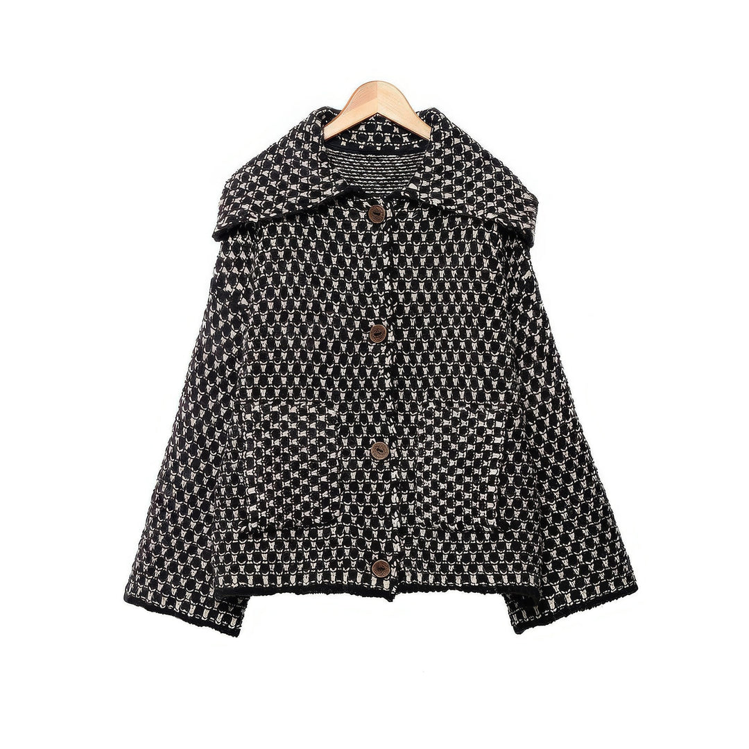 Women's Collared Cardigan, front view