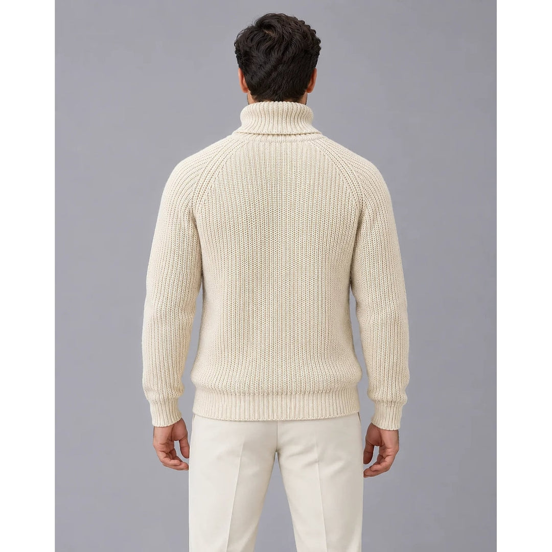 Men's Turtleneck Sweater, back view