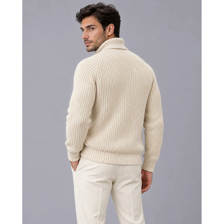 Men's Turtleneck Sweater, back view 2