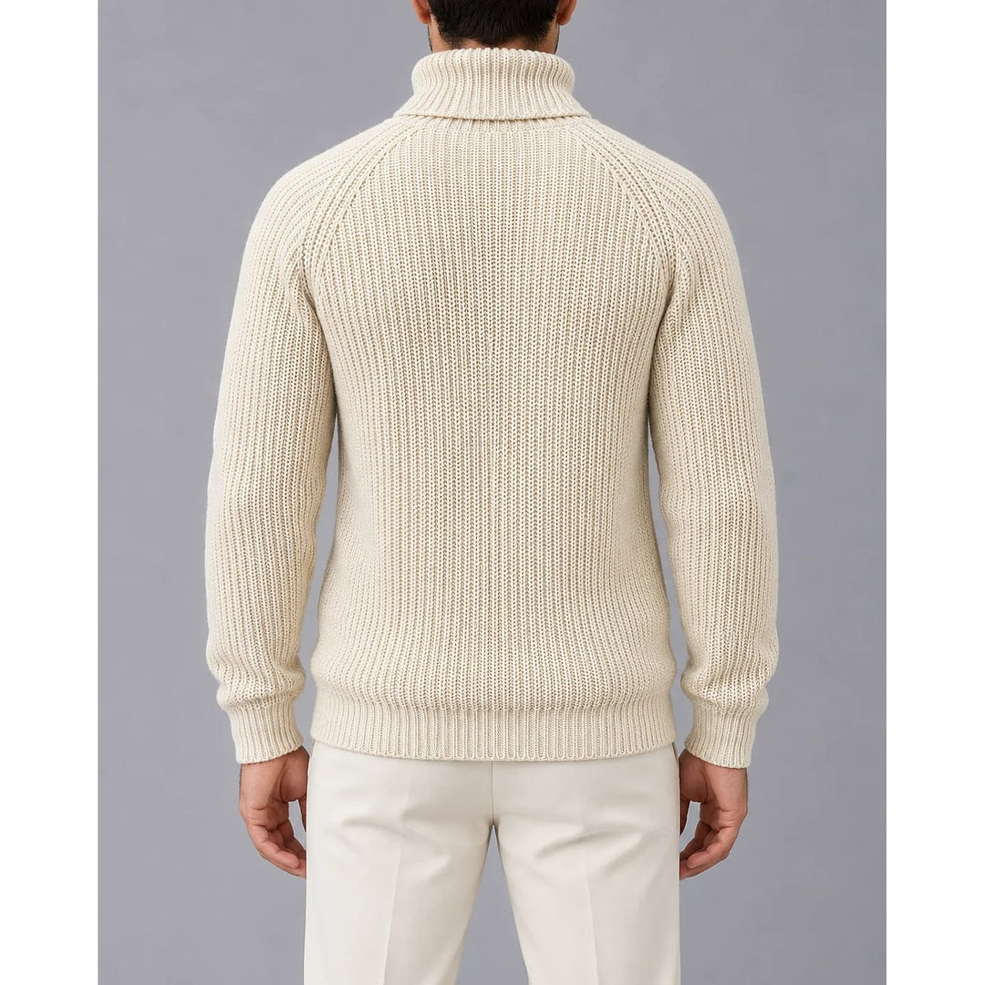 Men's Turtleneck Sweater, back view 3