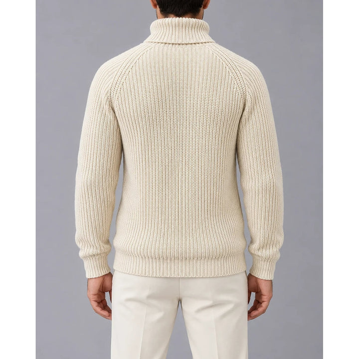 Men's Turtleneck Sweater, back view 3