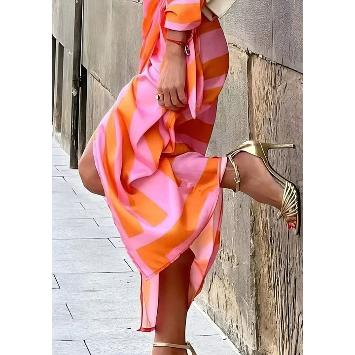 Women's Wrap Midi Dress, front view