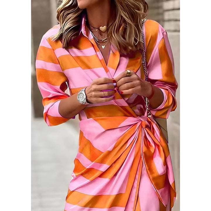 Women's Wrap Midi Dress, detail view