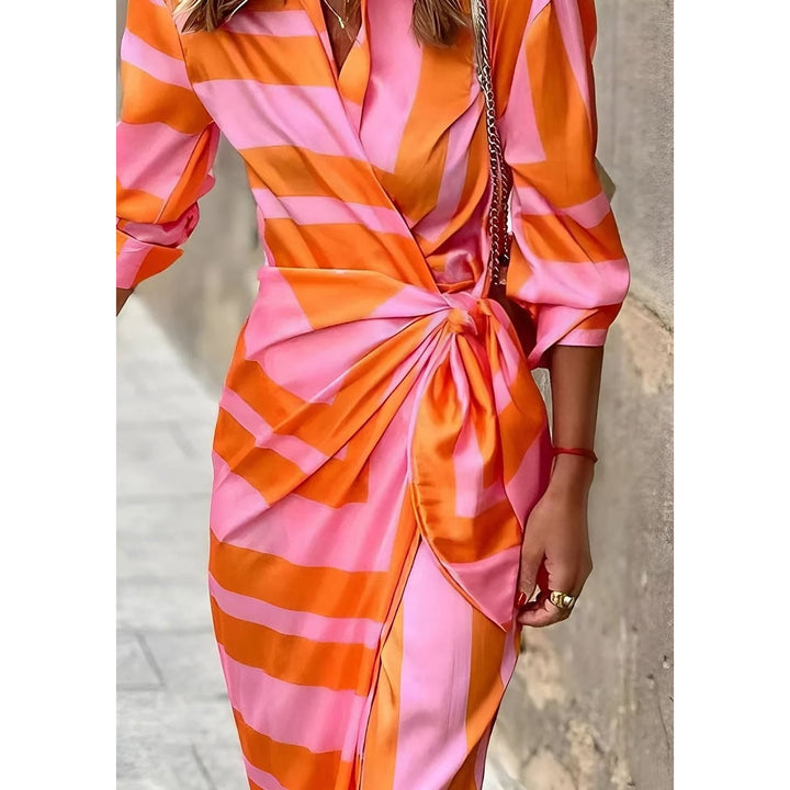 Women's Wrap Midi Dress, detail view 2